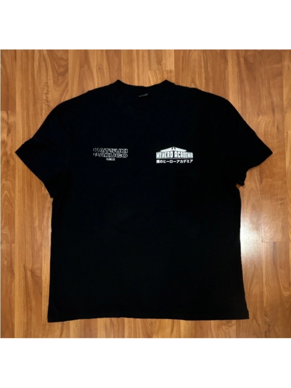 My Hero Academia Black Graphic Crew Tee - Men